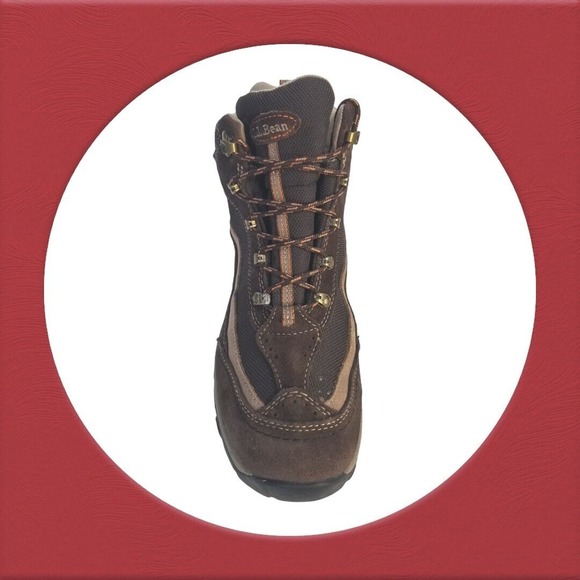 LLBean Tek Brown‎ Men’s Leather Hiking Boots Size 11M Waterproof Without Insole - Picture 9 of 16